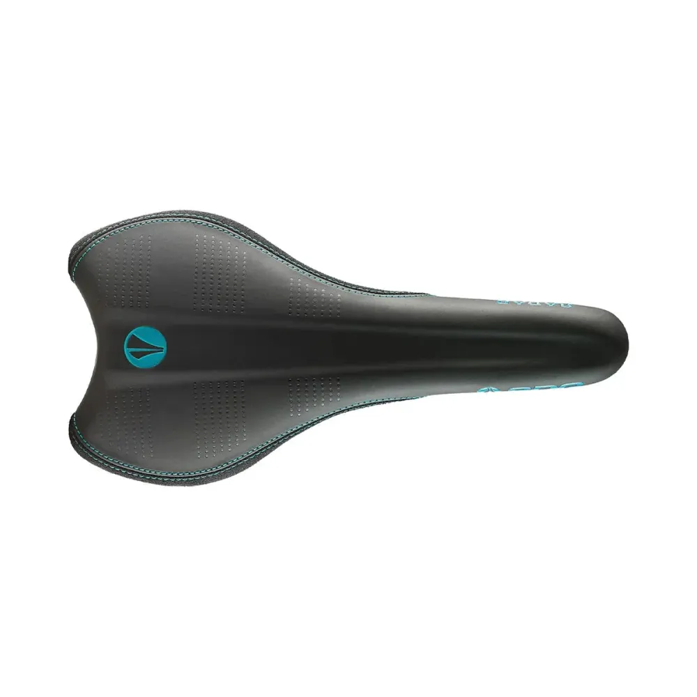 SDG RADAR MTN Rails Cr-Mo Zadel Zwart/Turquoise