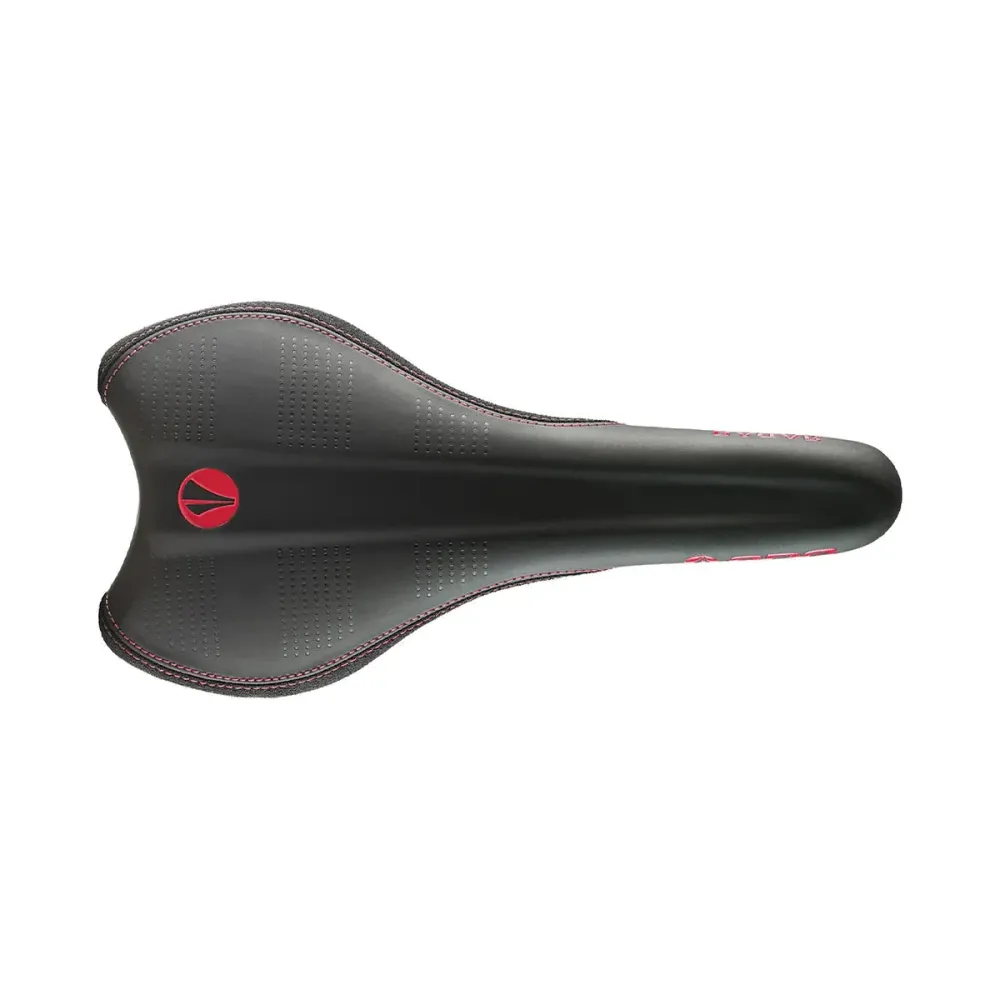 SDG RADAR MTN Rails Cr-Mo Zadel Zwart/Rood