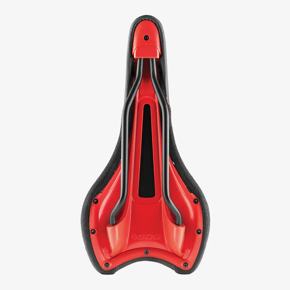 SDG RADAR MTN Rails Cr-Mo Zadel Zwart/Rood