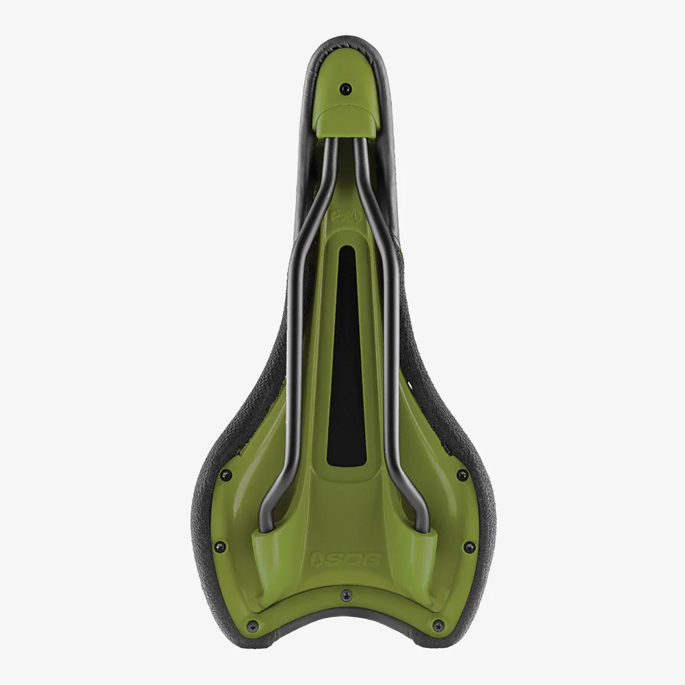 SDG RADAR MTN Rails Cr-Mo Zadel Zwart/Olijfgroen