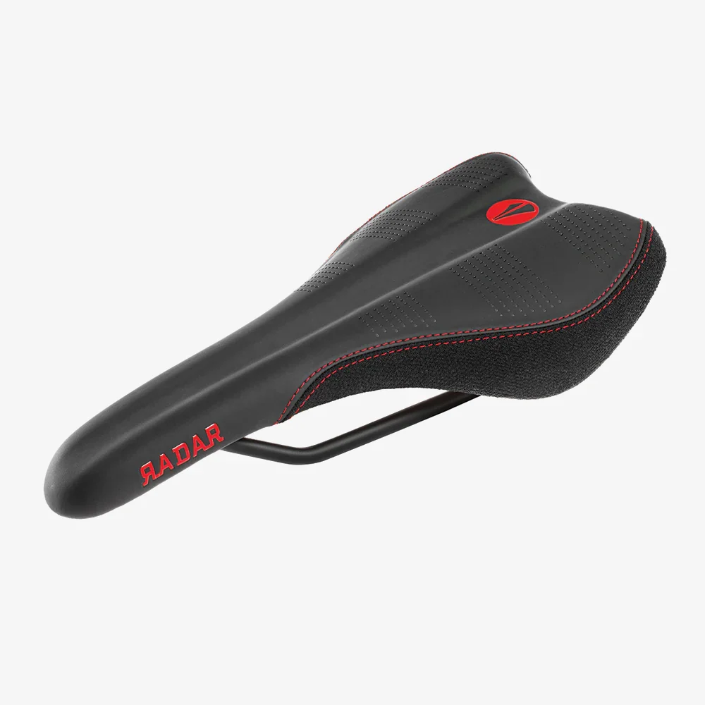 SDG RADAR MTN Rails Titanium-Alu Zadel Zwart/Rood