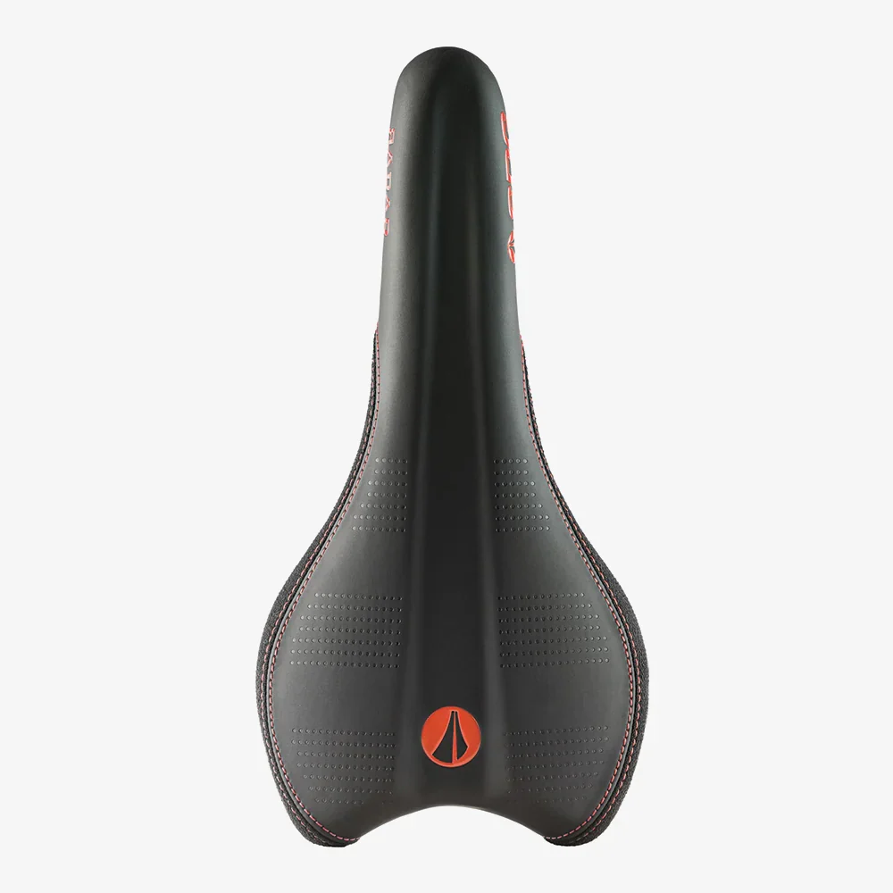 SDG RADAR MTN Rails Titanium-Aluminium Zadel Zwart/Oranje
