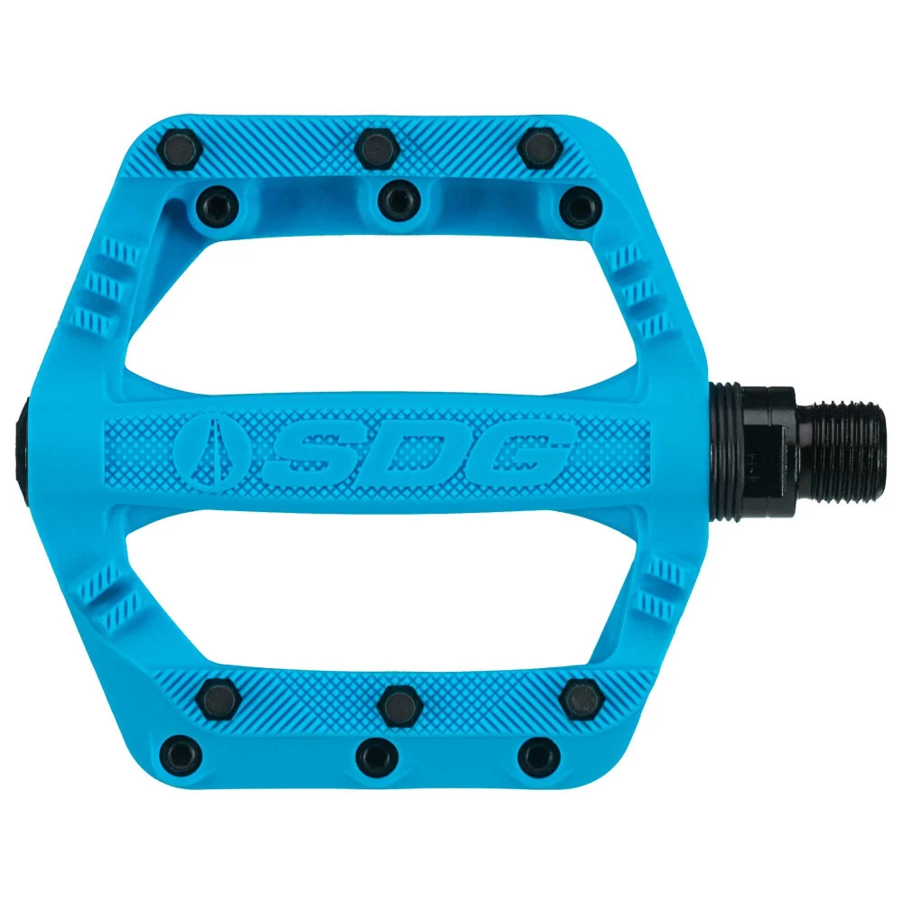 SDG SLATER Junior platte pedalen Blauw