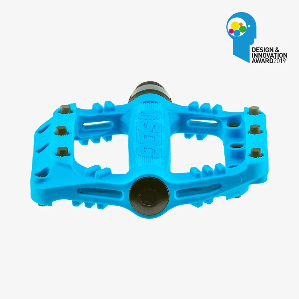 SDG SLATER Junior platte pedalen Blauw