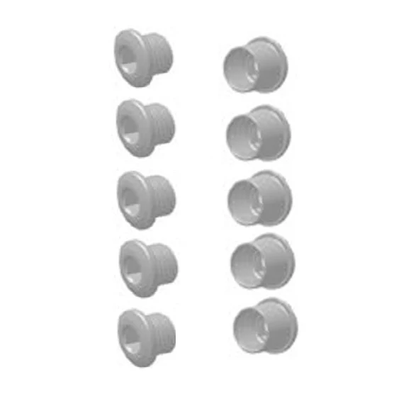 Set van 5 SRAM TRUVATIV/SRAM crankstel schoorschroeven Zwart