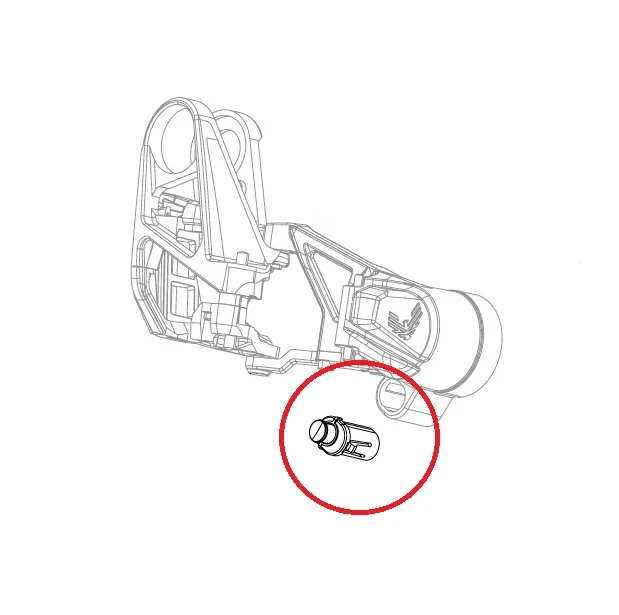 Setup sleutel / Cage Lock SRAM X0 T-Type Eagle AXS achterderailleur