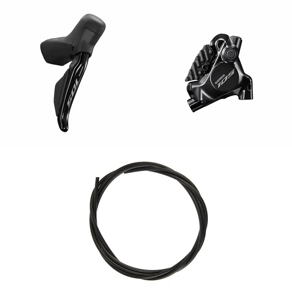 SHIMANO 105 R7170 12V platte montage rechte hendel en achterremklauw