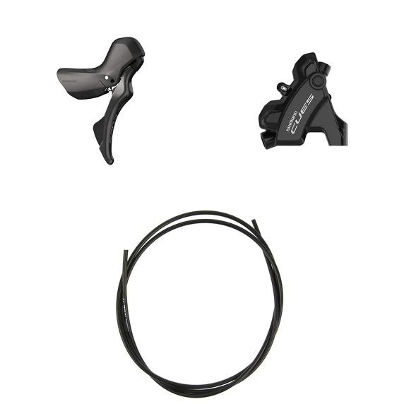 SHIMANO CUES U6030 10/11V Flatmount rechte hendel en achterremklauw