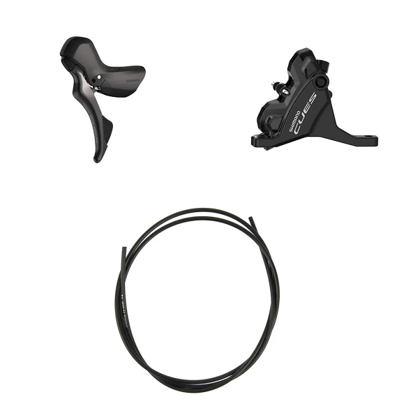 SHIMANO CUES U6030 Dubbele Flatmount niet-zichtbare linkerhendel en voorremklauw