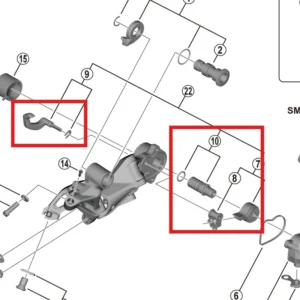 SHIMANO RD-M9120-SGS kooistabilisatorset