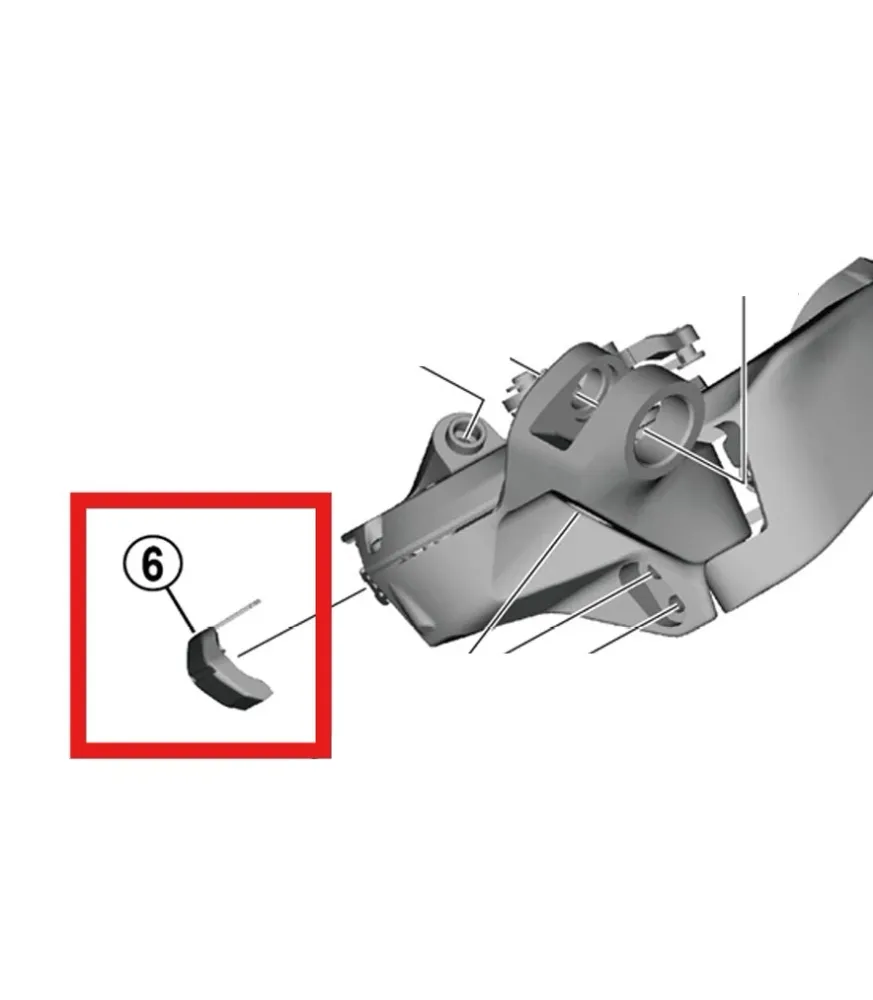 SHIMANO RD-R8150/7150/RX825 Deksel oplaadpoort