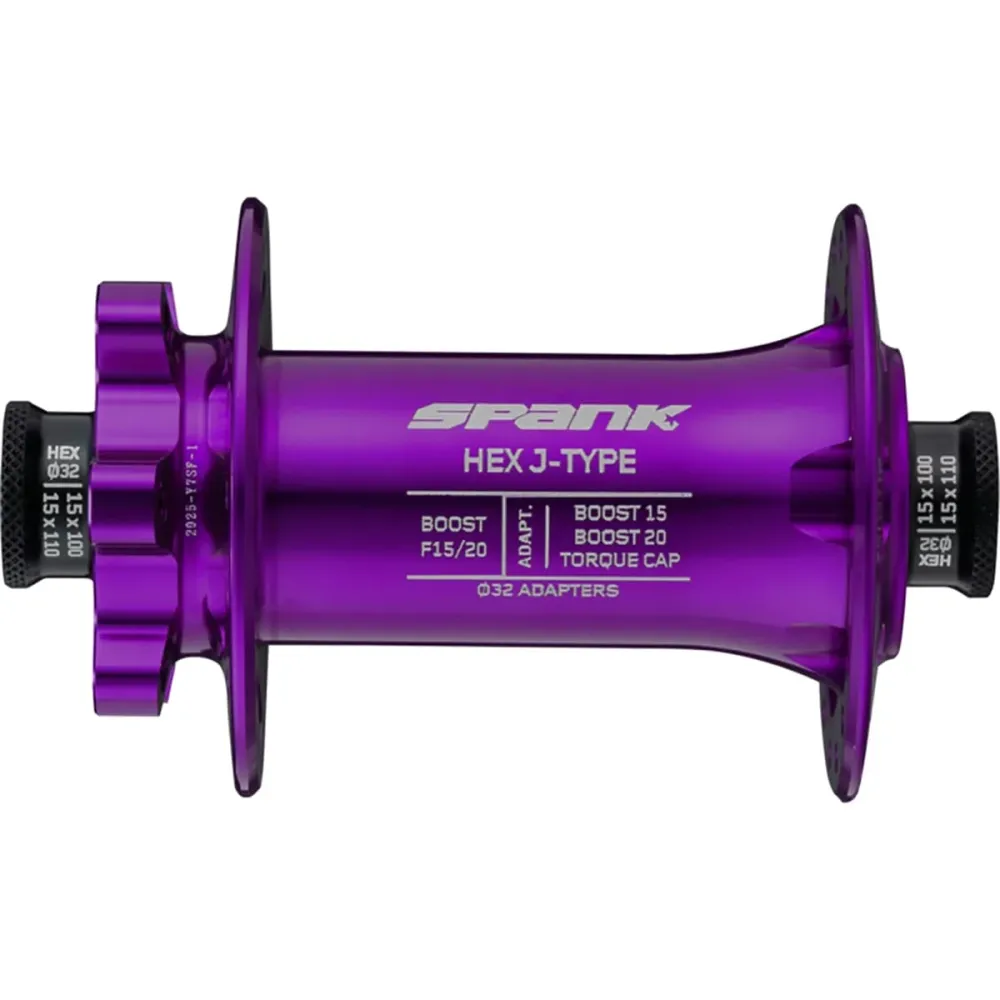 SPANK HEX 15/20 mm Boost 32 Gats voornaaf paars