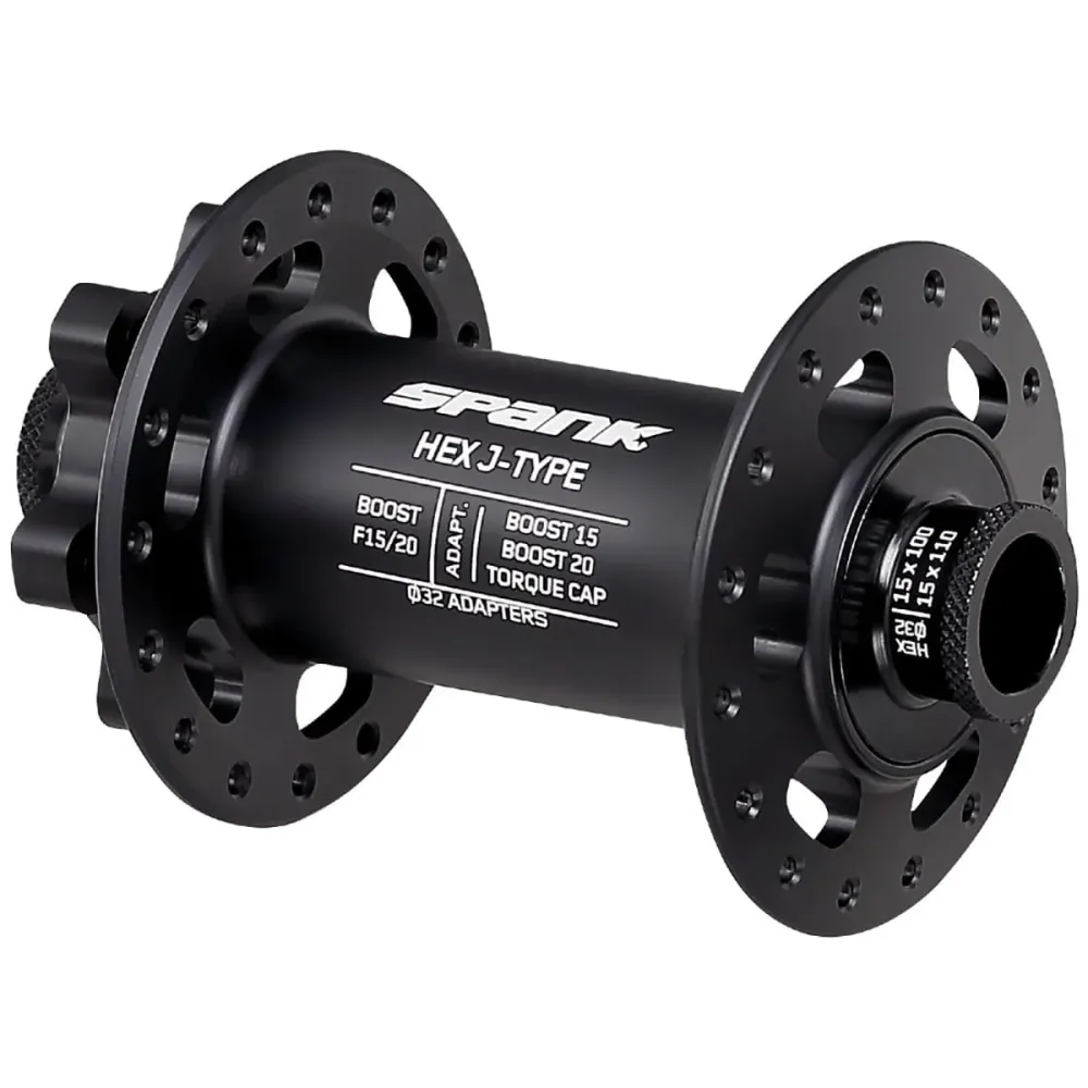 SPANK HEX 15/20 mm Boost voornaaf Zwart