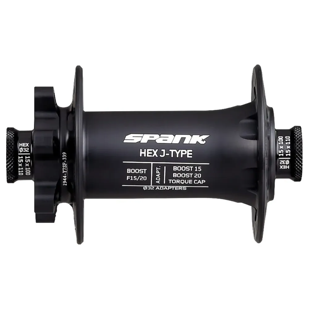 SPANK HEX 15/20 mm Boost voornaaf Zwart