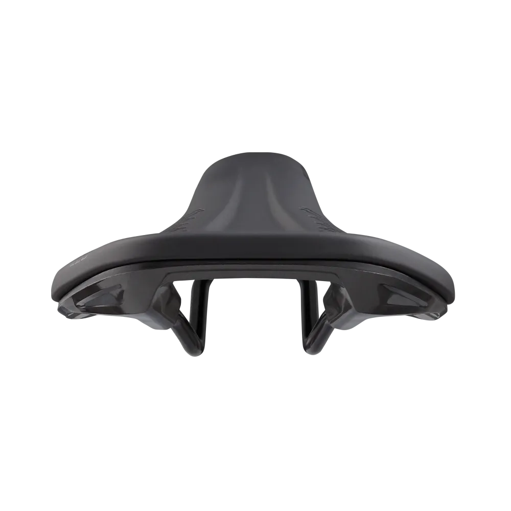 SPANK OOZY 220 144mm Zadel CrN/Ti Rails Zwart