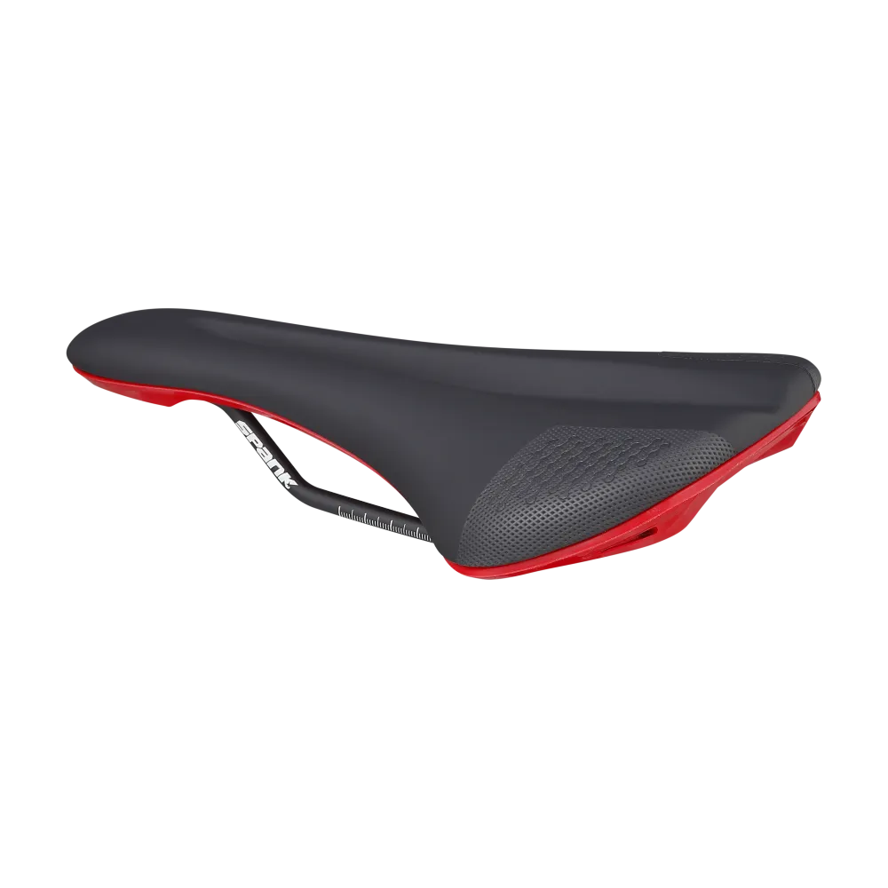 SPANK OOZY 280 144mm Zadel CrMo Rails Rood