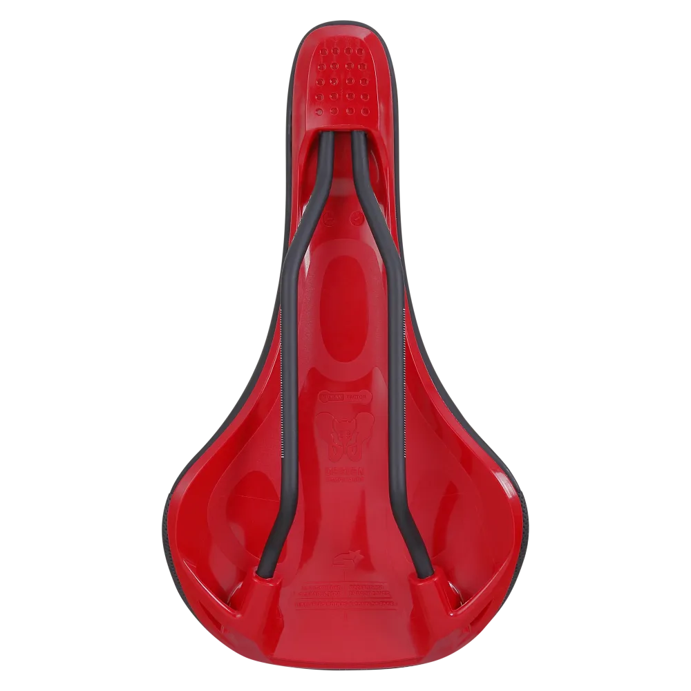 SPANK OOZY 280 144mm Zadel CrMo Rails Rood