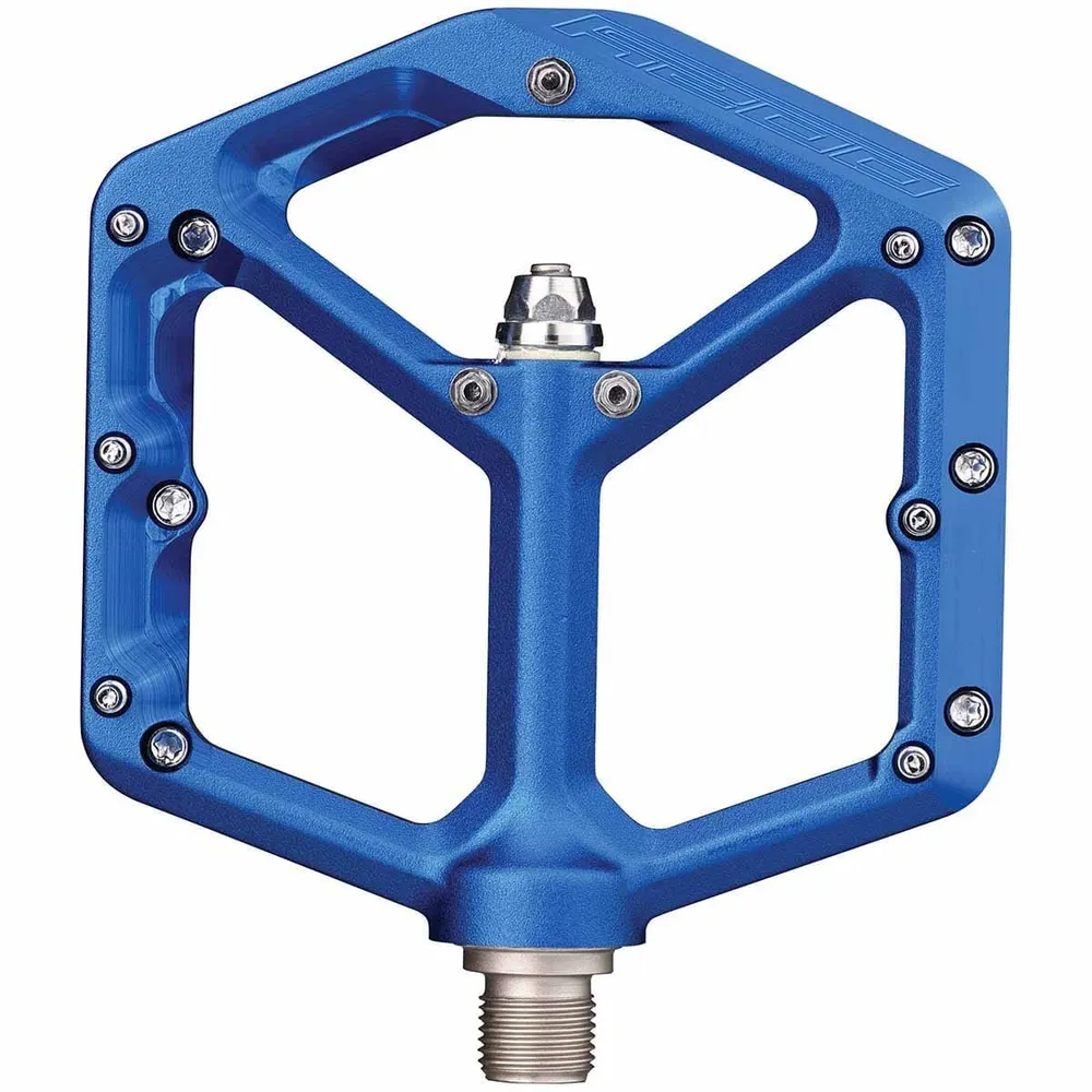SPANK OOZY REBOOT platte pedalen Blauw