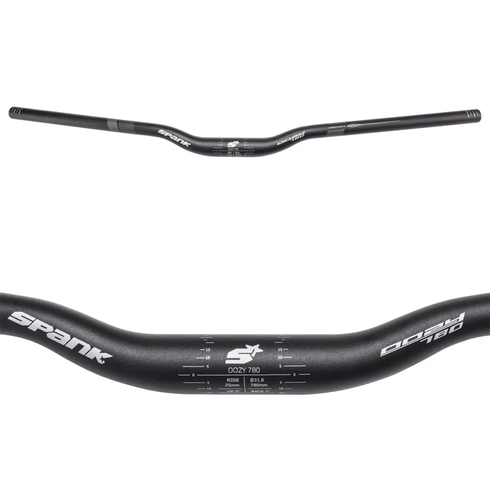 SPANK OOZY TRAIL 780 VIBROCORE Rise 25mm 780mm Zwart Hanger