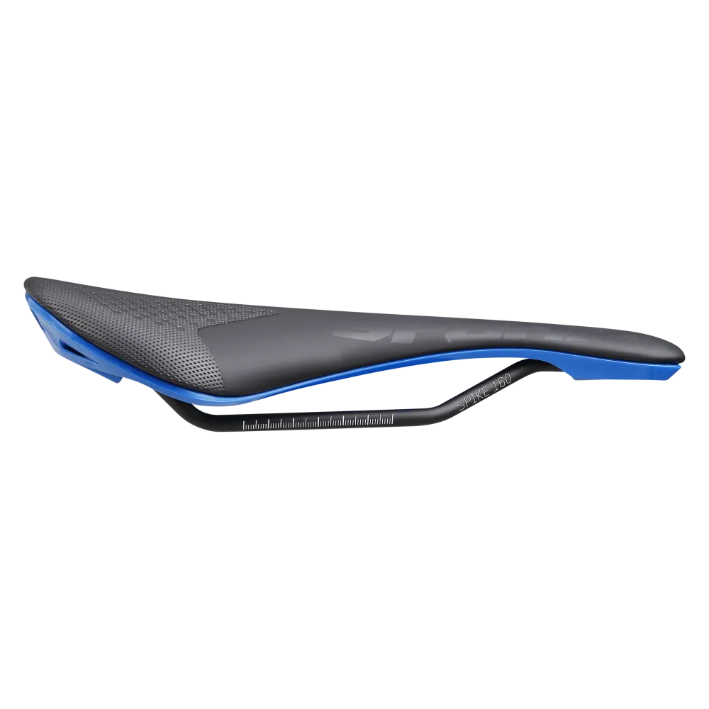 SPANK SPIKE 160 Leder Zadel CrMo Rails Blauw