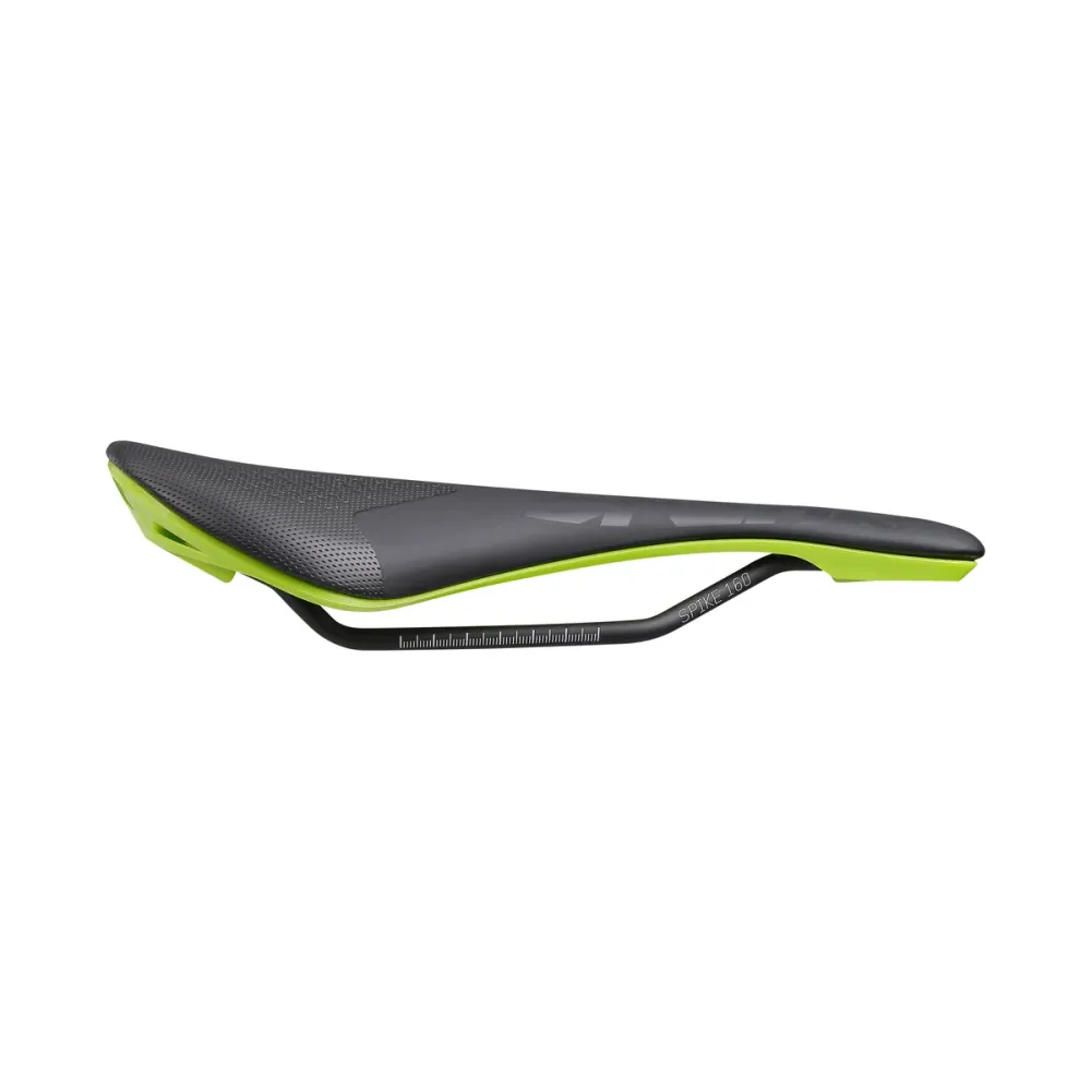 SPANK SPIKE 160 Leder Zadel CrMo Rails Groen