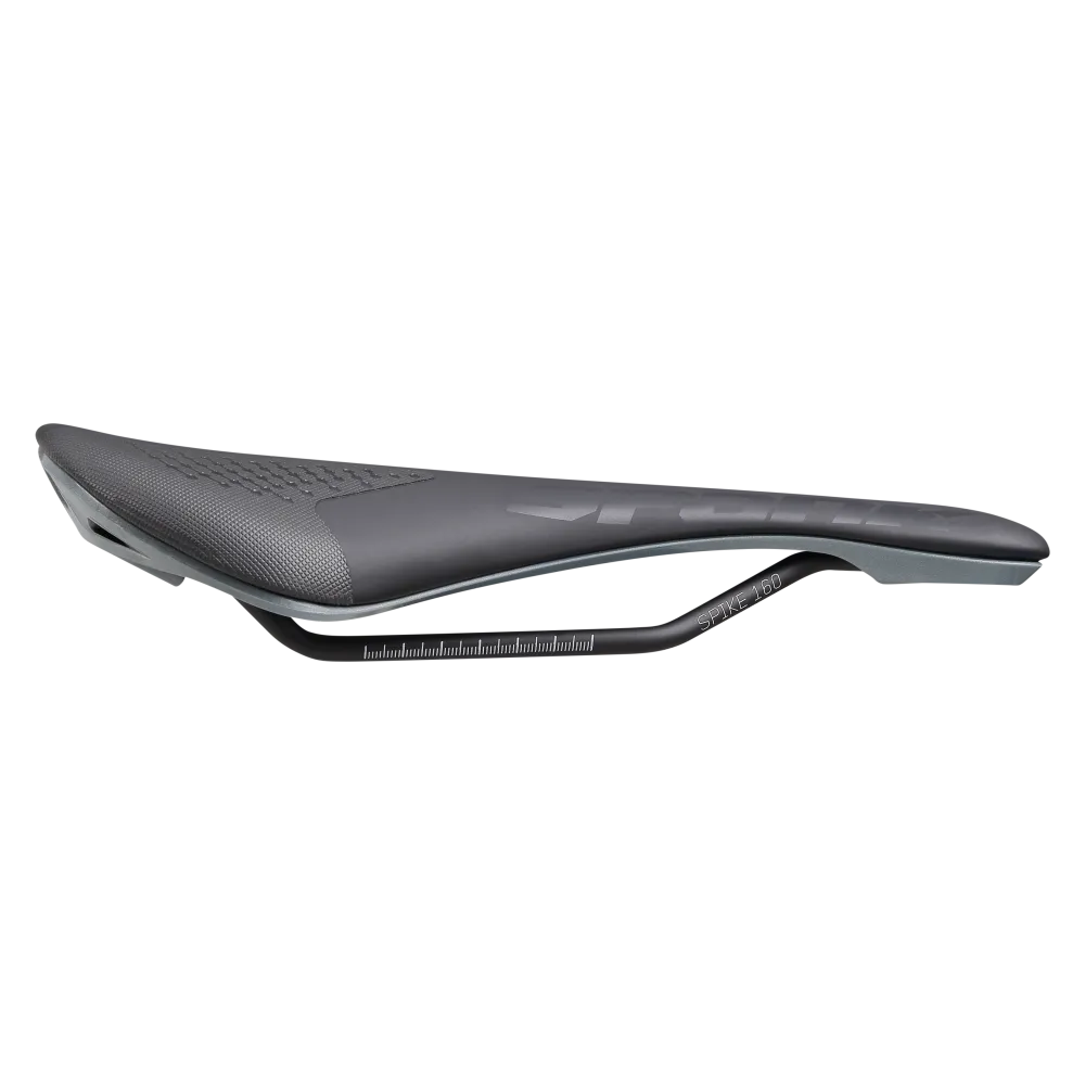 SPANK SPIKE 160 Leder Zadel CrMo Sporen Grijs