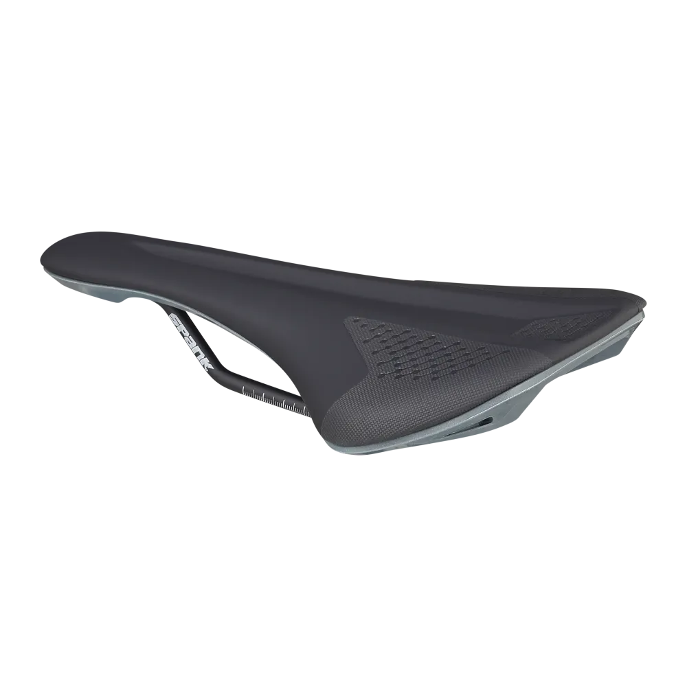 SPANK SPIKE 160 Leder Zadel CrMo Sporen Grijs