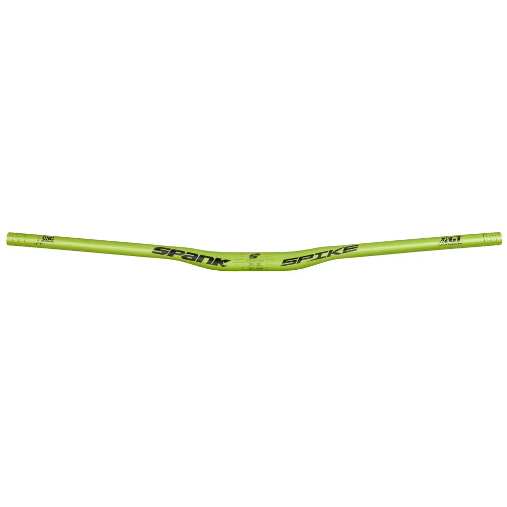 SPANK SPIKE 800 RACE Hanger Stijging 15mm 800mm Groen