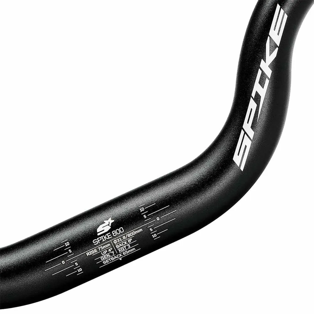 SPANK SPIKE 800 RACE VIBROCORE Rise 75mm 31,8/800mm Zwart / Oranje stuur