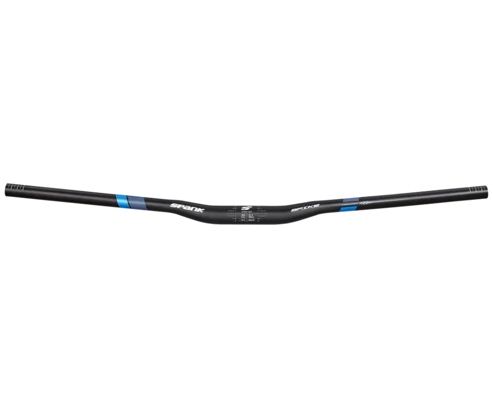 SPANK SPIKE 800 VIBROCORE Rise 15mm 31,8/800mm Zwart / Blauw stuur