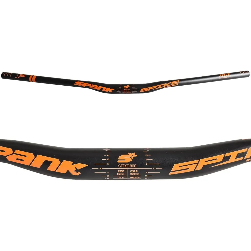 SPANK SPIKE 800 VIBROCORE Rise 15mm 800mm Oranje stuur
