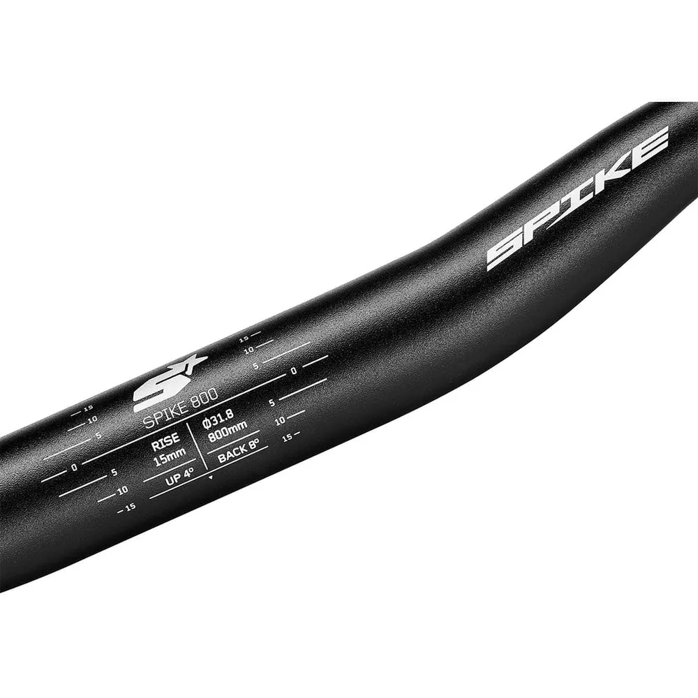 SPANK SPIKE RACE VIBROCORE Rise 15mm 31,8/800mm Zwart stuur