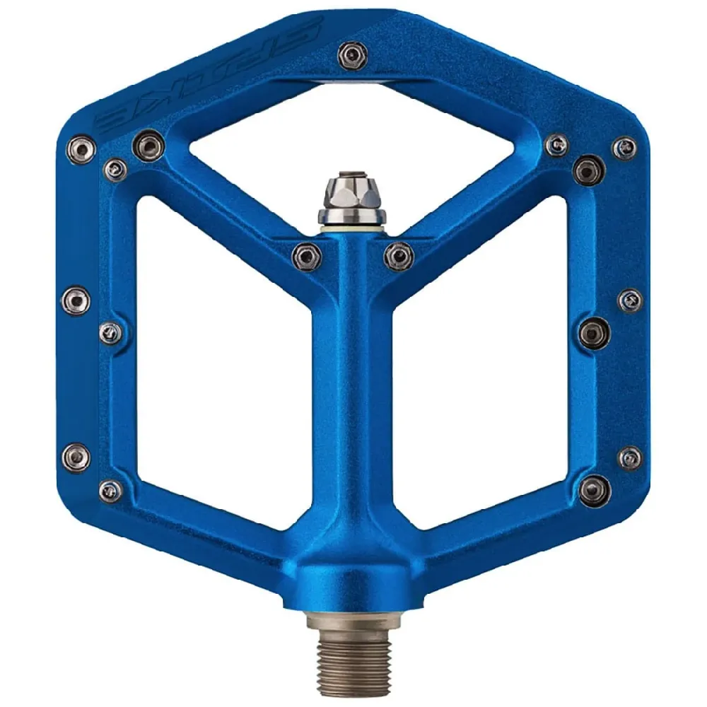 SPANK SPIKE REBOOT platte pedalen Blauw
