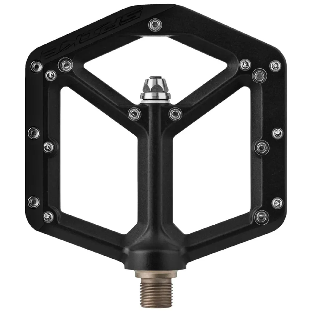 SPANK SPIKE REBOOT platte pedalen Zwart