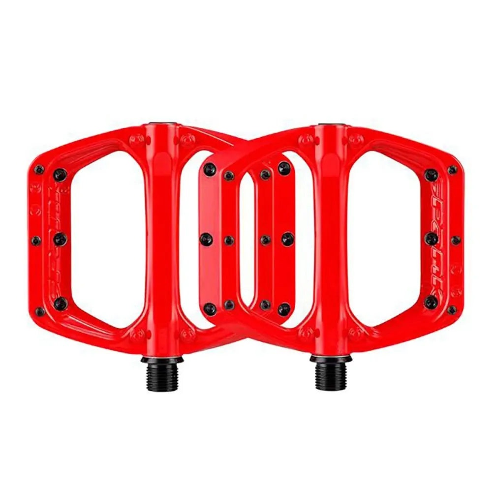 SPANK SPOON DC platte pedalen Rood