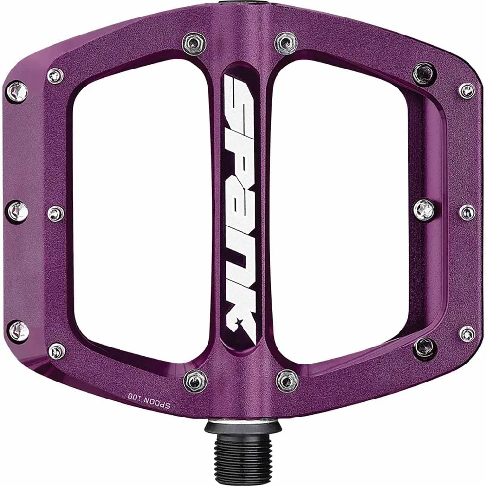 SPANK SPOON REBOOT L Violet platte pedalen