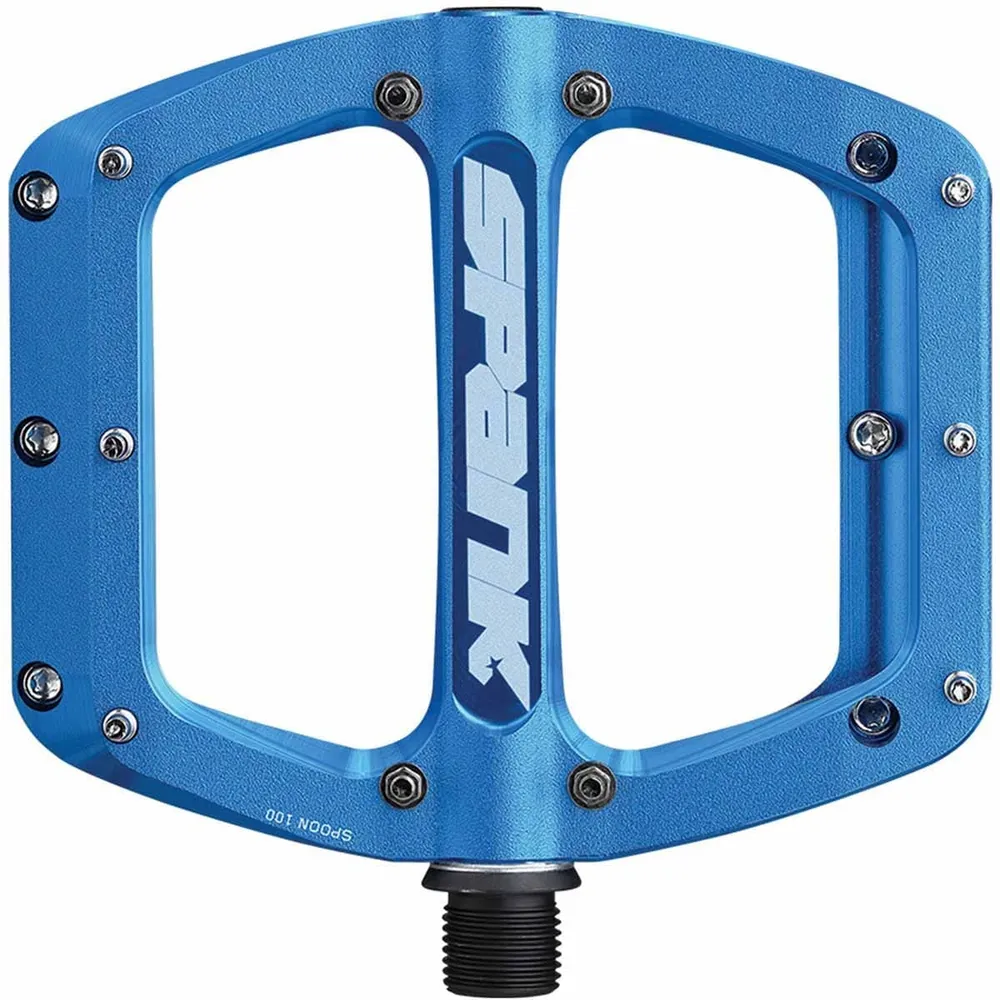 SPANK SPOON REBOOT S vlakke pedalen Blauw