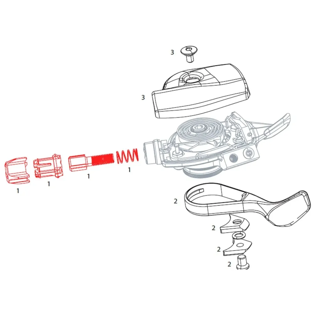 Spanningsregelstang voor SRAM EAGLE XX1 / X01 Gold Snelheidsbedieningen #11.7018.055.000