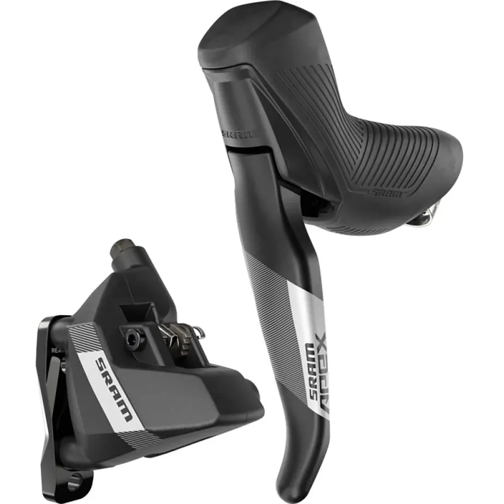 SRAM APEX AXS D1 HRD Mono Flat Mount Discless Linkerhendel en Voorremklauw
