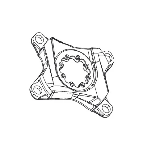 SRAM Force 22 / Force CX1 4-spaaks trapas 110mm