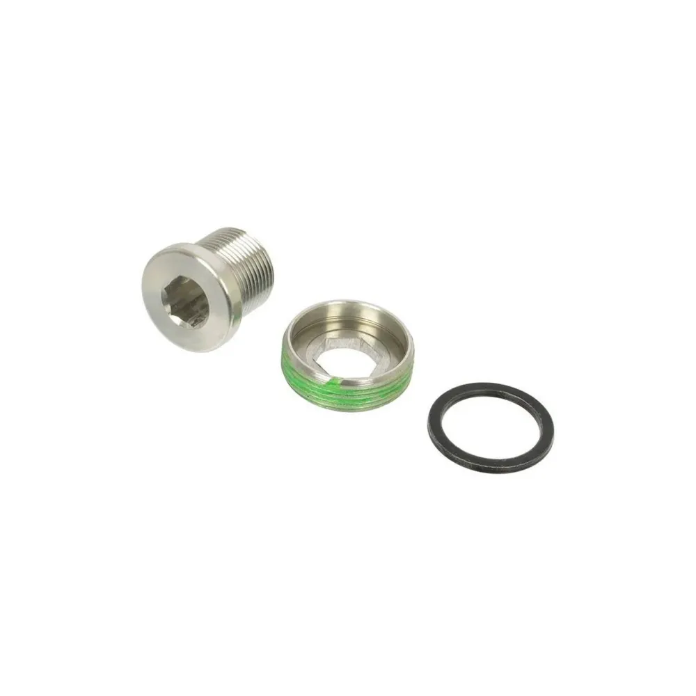 SRAM M15/M22 zelfuitdraaiende crankschroef voor GXP crankstel zilver