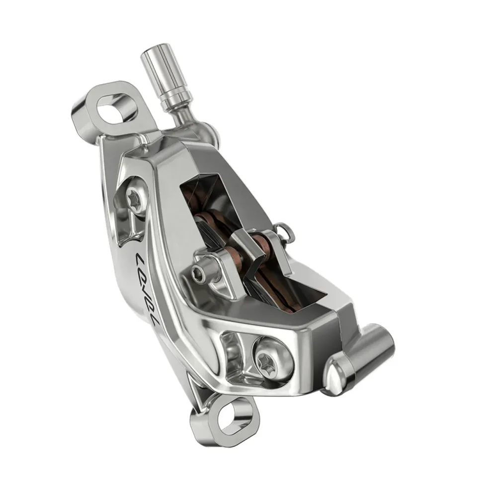 SRAM NIVEAU ULTIMATE STEALTH 4-zuiger achterrem, zilver
