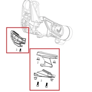 SRAM X0 T-type Eagle AXS Derailleurbeschermingsset