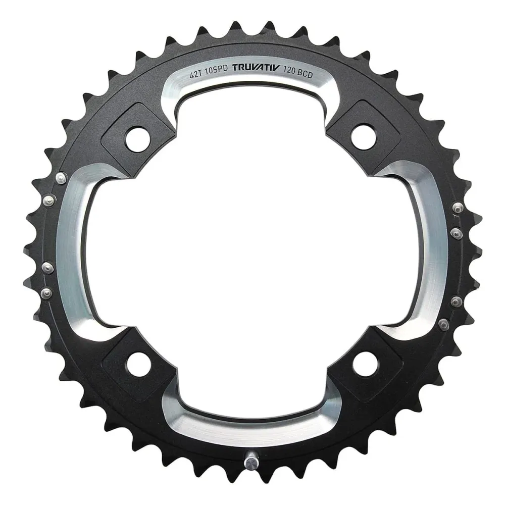 SRAM/TRUVATIV 10V 4 Gats 120mm 39 Dts Alu Zwart/Zilver Outdoor Kettingblad