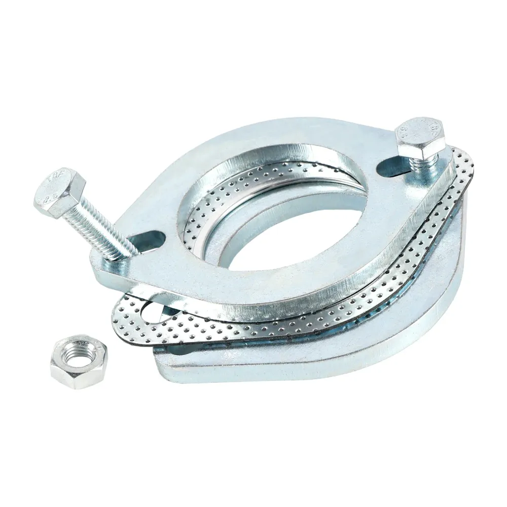 2 stalen flenzen 2.5" Inch 64mm voor pijpuitlaat reparatieverbindingsflens & Bouten