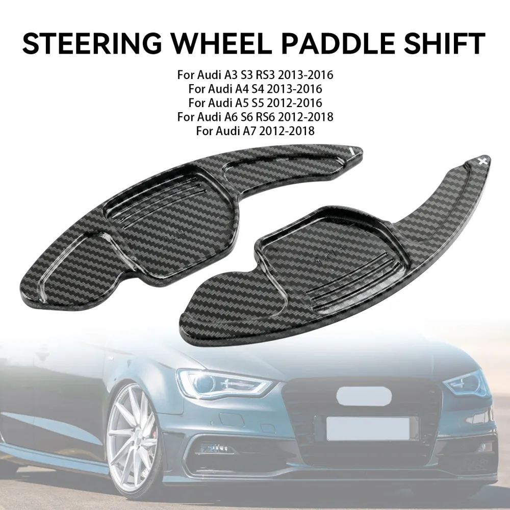 Stuurwiel Schakelpaddle Shifter Verlenging ABS kunststoffen Geschikt voor Audi A4 S4 2013-2016