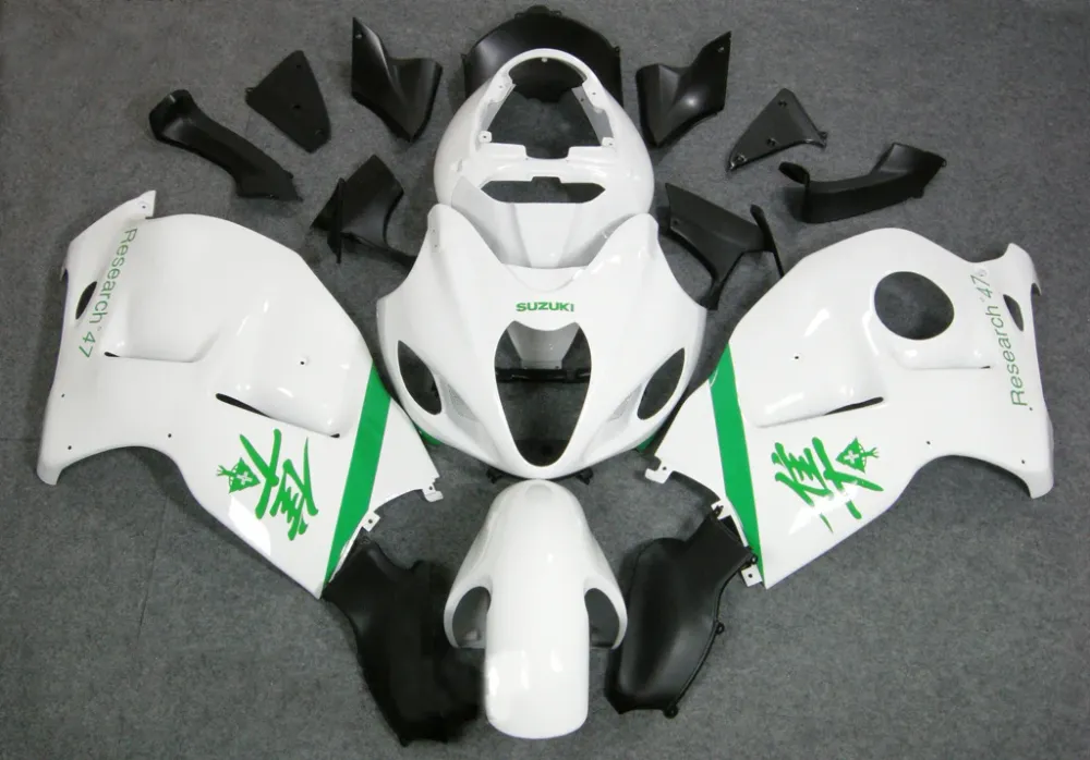 Amotopart 1999-2007 Suzuki GSX1300R kuip witte set
