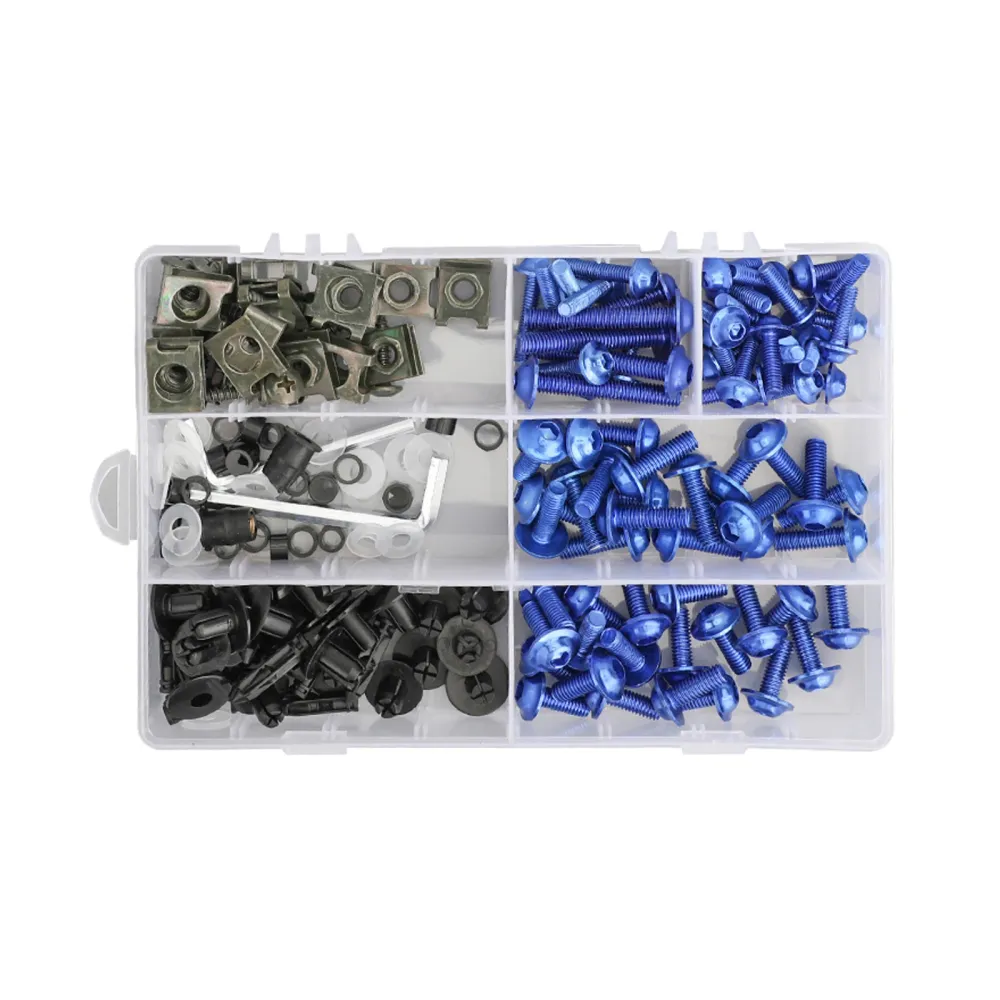Amotopart 2006-2007 K6 GSXR 600/750 Suzuki Blue & Silver Fairing Kit