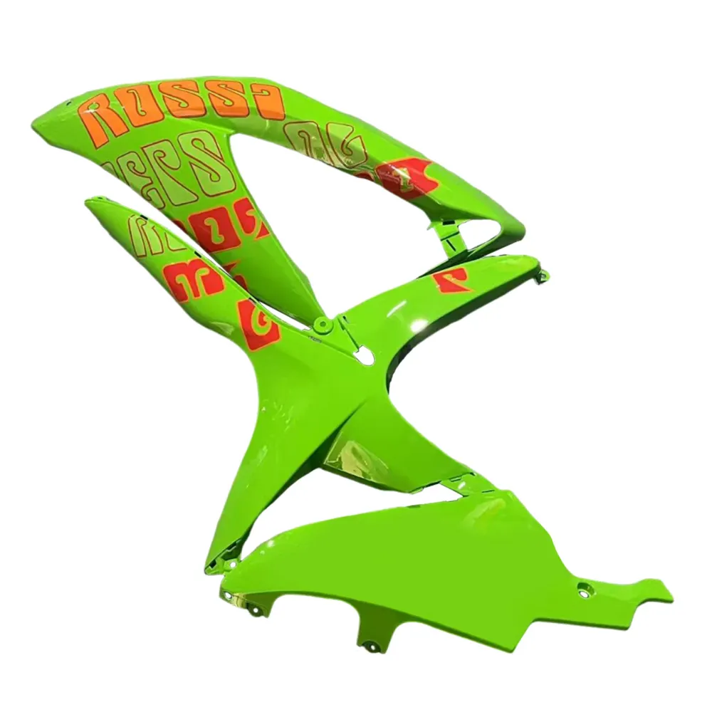 Amotopart 2008-2010 K8 GSXR 600/750 Suzuki Green & Orange Fairing Kit
