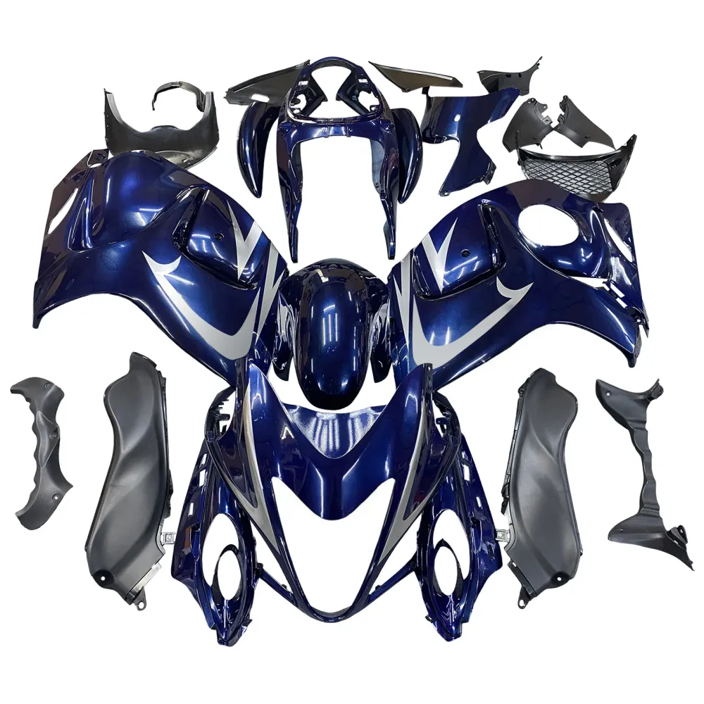 Amotopart 2008-2020 Suzuki Hayabusa GSX1300R Gloss Dark Blue Fairing Kit